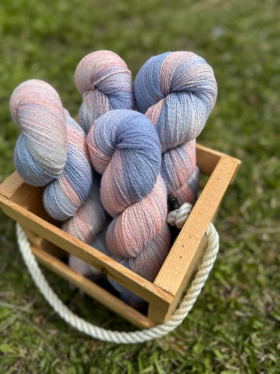 Luxurious Hand-Dyed Yarn – Merino & Cashmere Blend