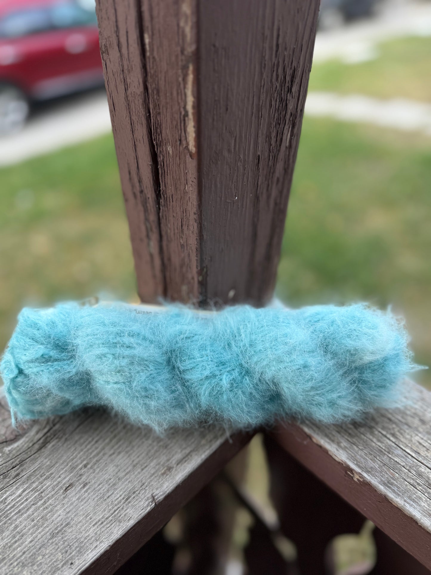 Baby alpaca /merino/nylon hand dyed yarn