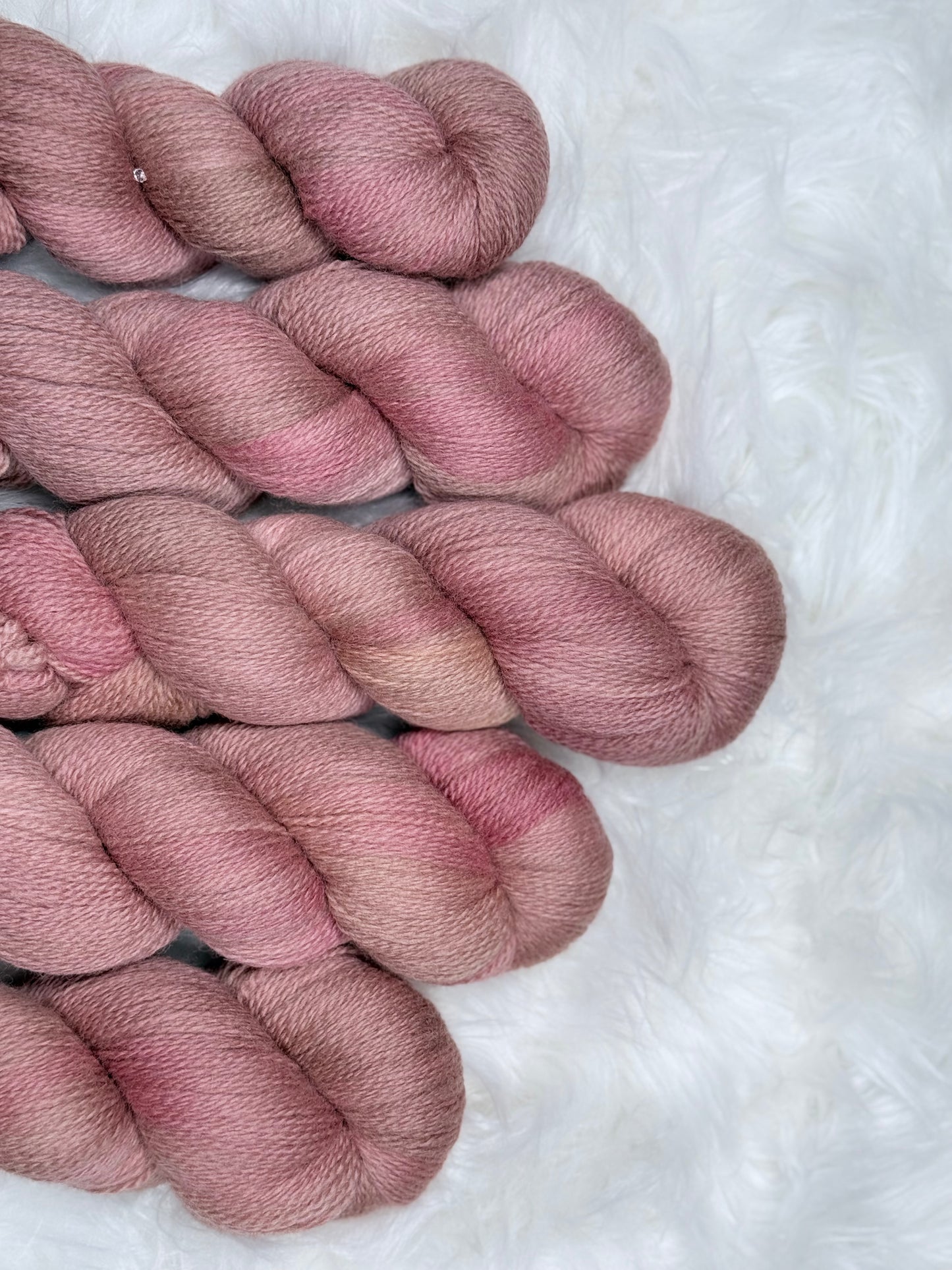 Hand dyed yarn Shetland