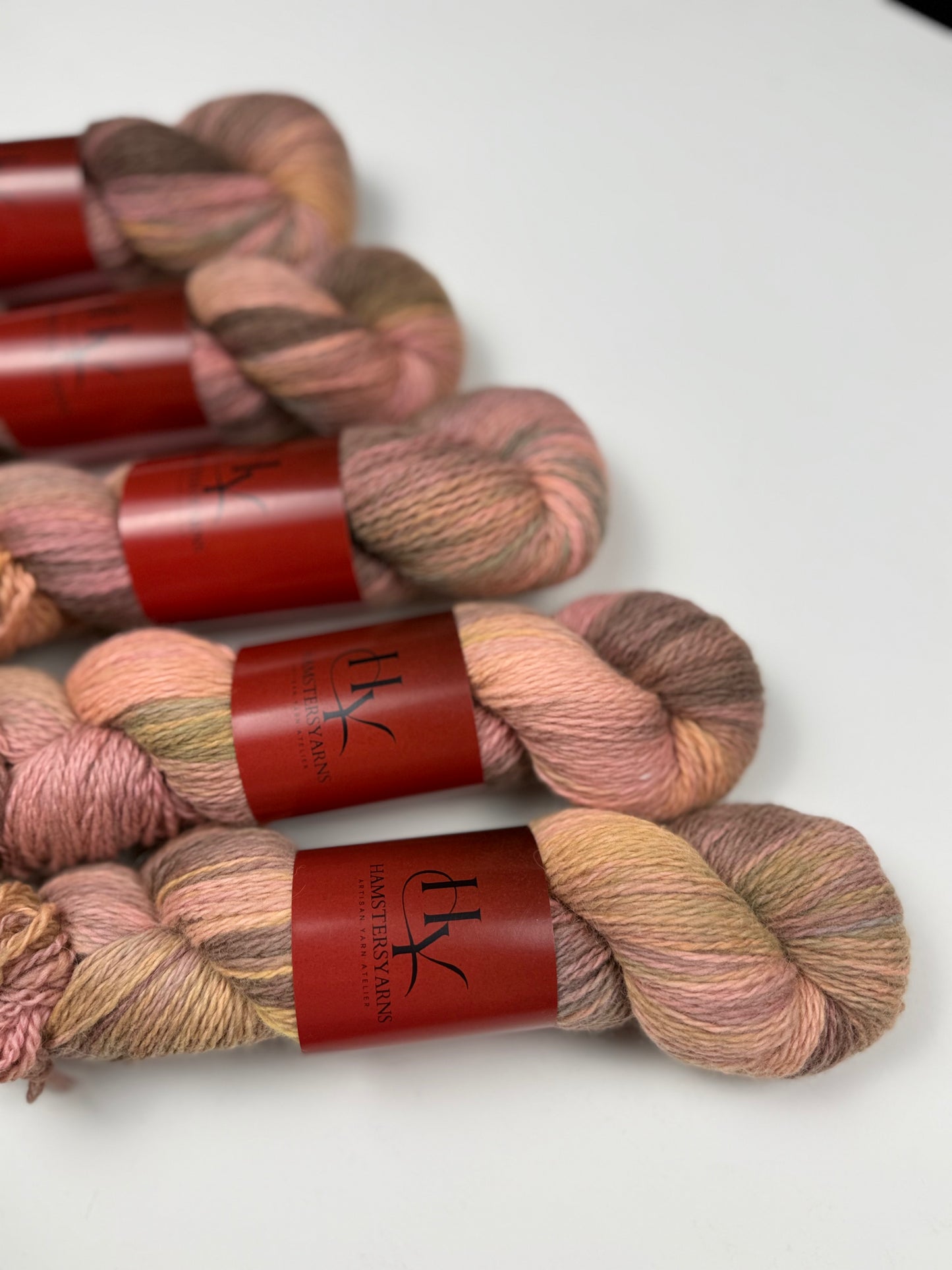 Hand dyed yarn baby alpaca Suri - baby alpaca Huacaya - merino- ~180m/100g - skein-90-100g