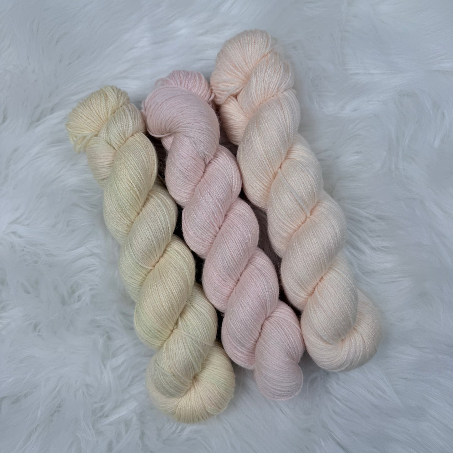 Hand Dyed Sock Yarn Set | Fingering Weight Merino Nylon | 3×100g
