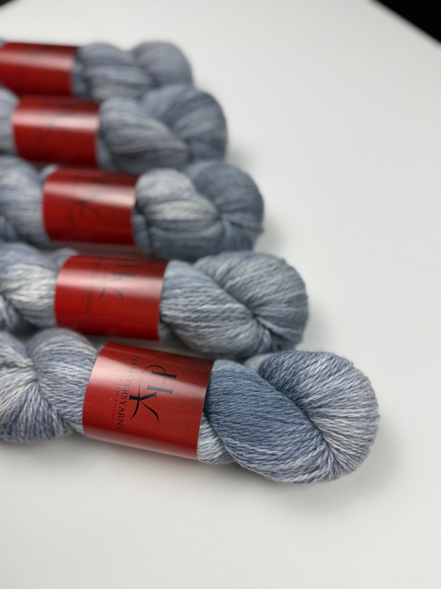 Hand dyed yarn baby alpaca Suri - baby alpaca Huacaya - merino- ~180m/100g - skein-90-100g