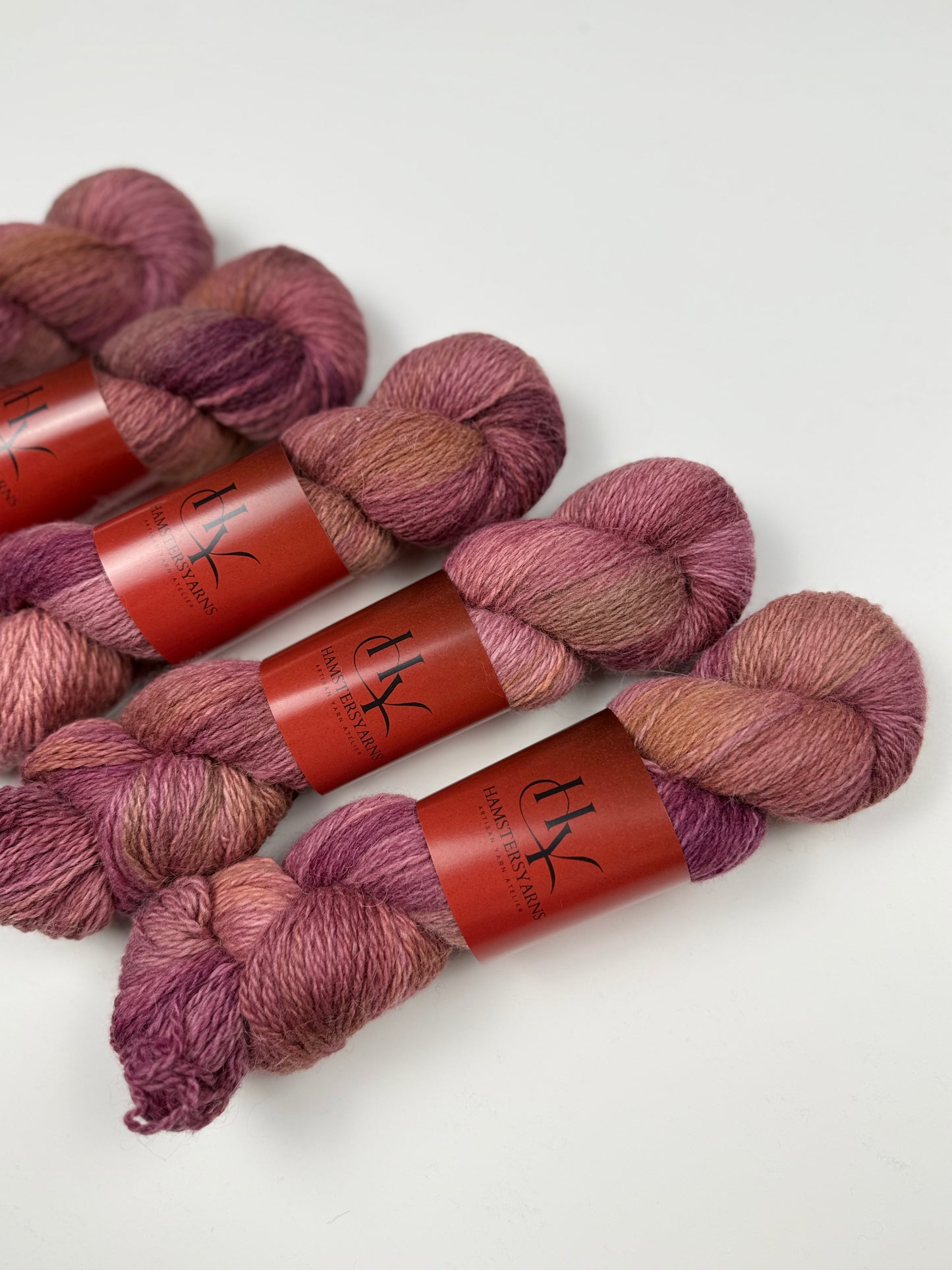 Hand dyed yarn baby alpaca Suri - baby alpaca Huacaya - merino- ~180m/100g - skein-90-100g