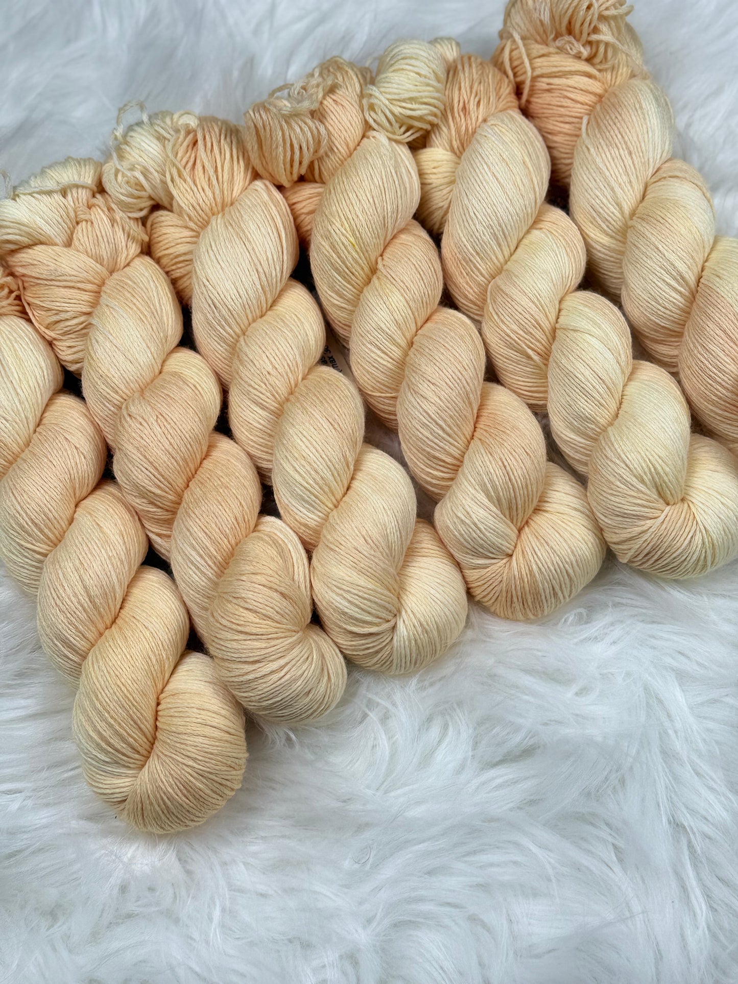 Hand Dyed Sock Yarn – Golden Hay Whisper – Fingering Weight – 80% Merino 20% Nylon – 100g