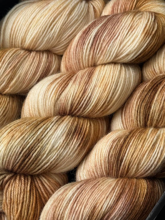 Hand Dyed Sock Yarn Merino Nylon 100g 400m