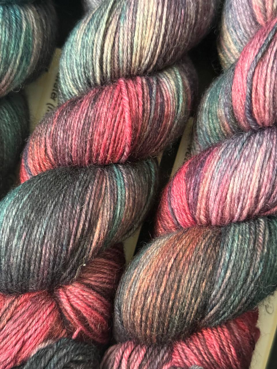 Hand Dyed Sock Yarn Merino Nylon 100g 400m