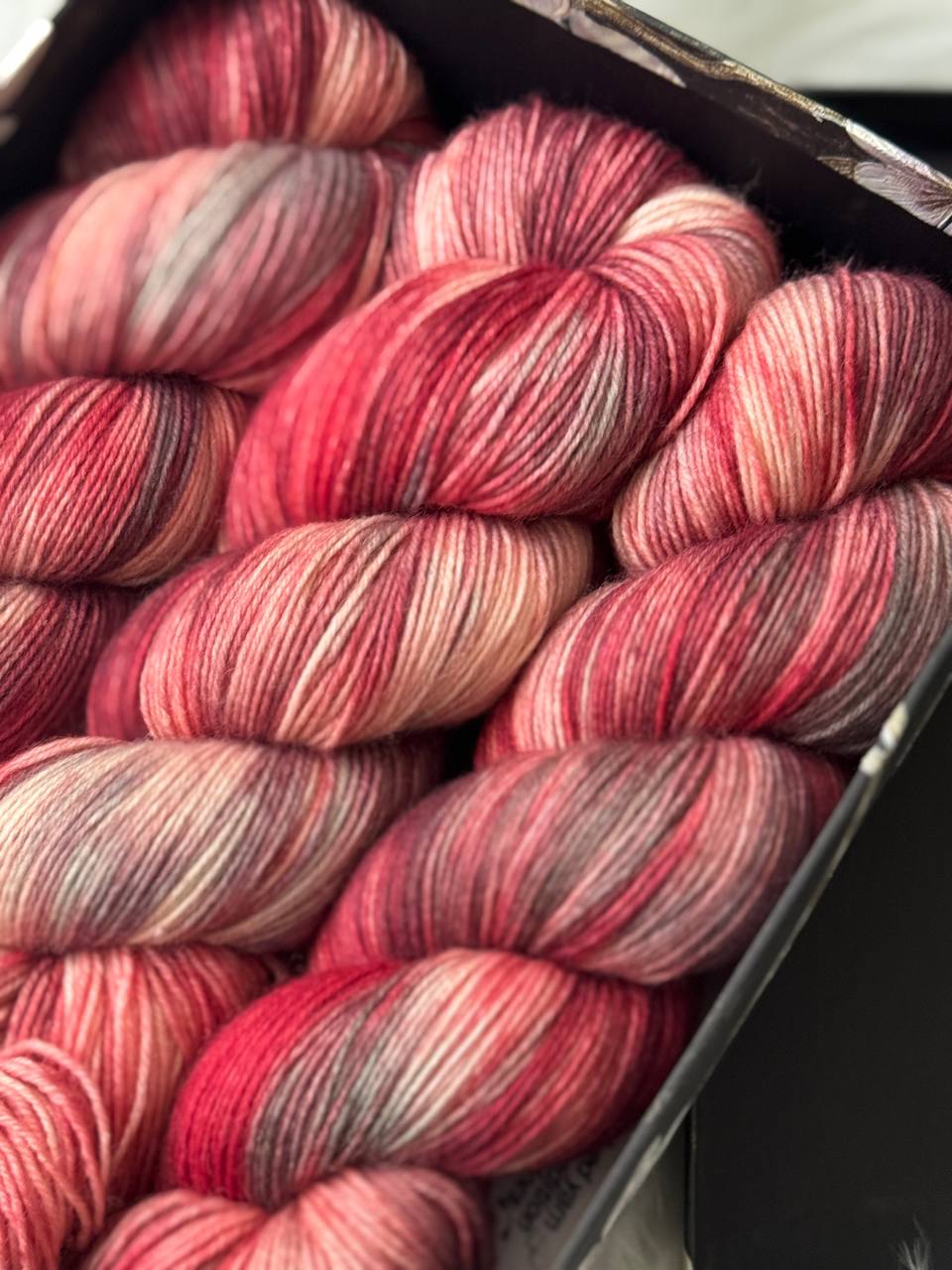 Hand Dyed Sock Yarn Merino Nylon 100g 400m