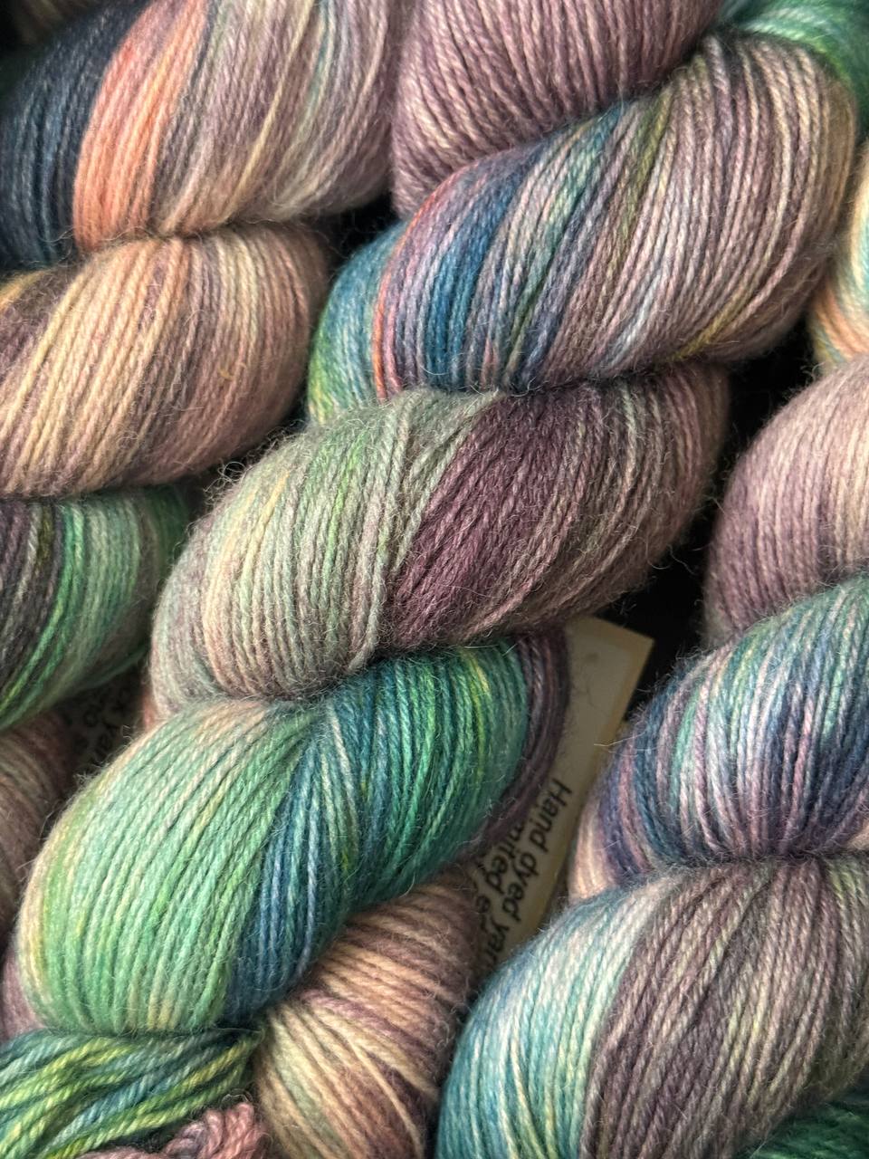 Hand Dyed Sock Yarn Merino Nylon 100g 400m