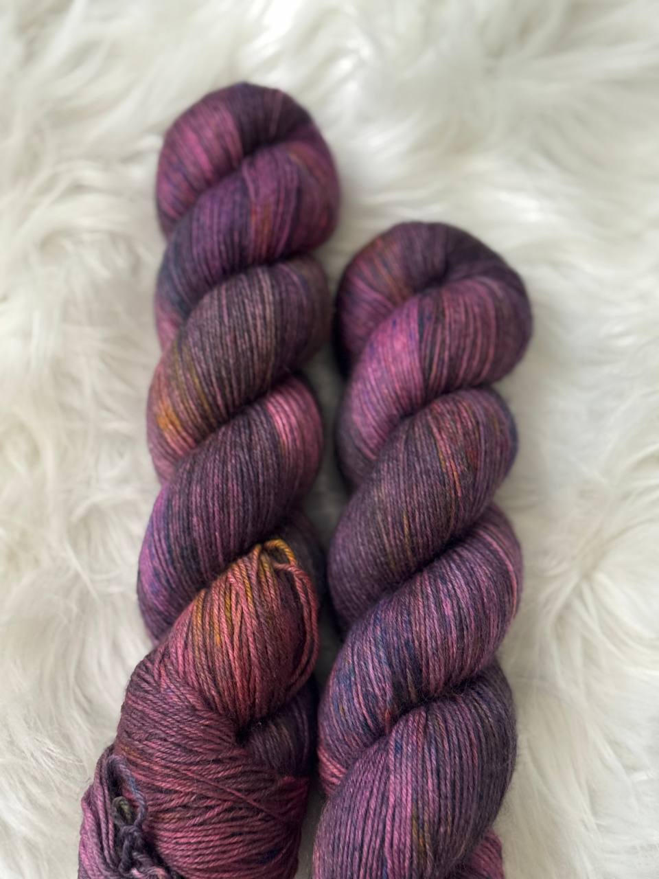 Hand Dyed Sock Yarn Merino Nylon 100g 400m