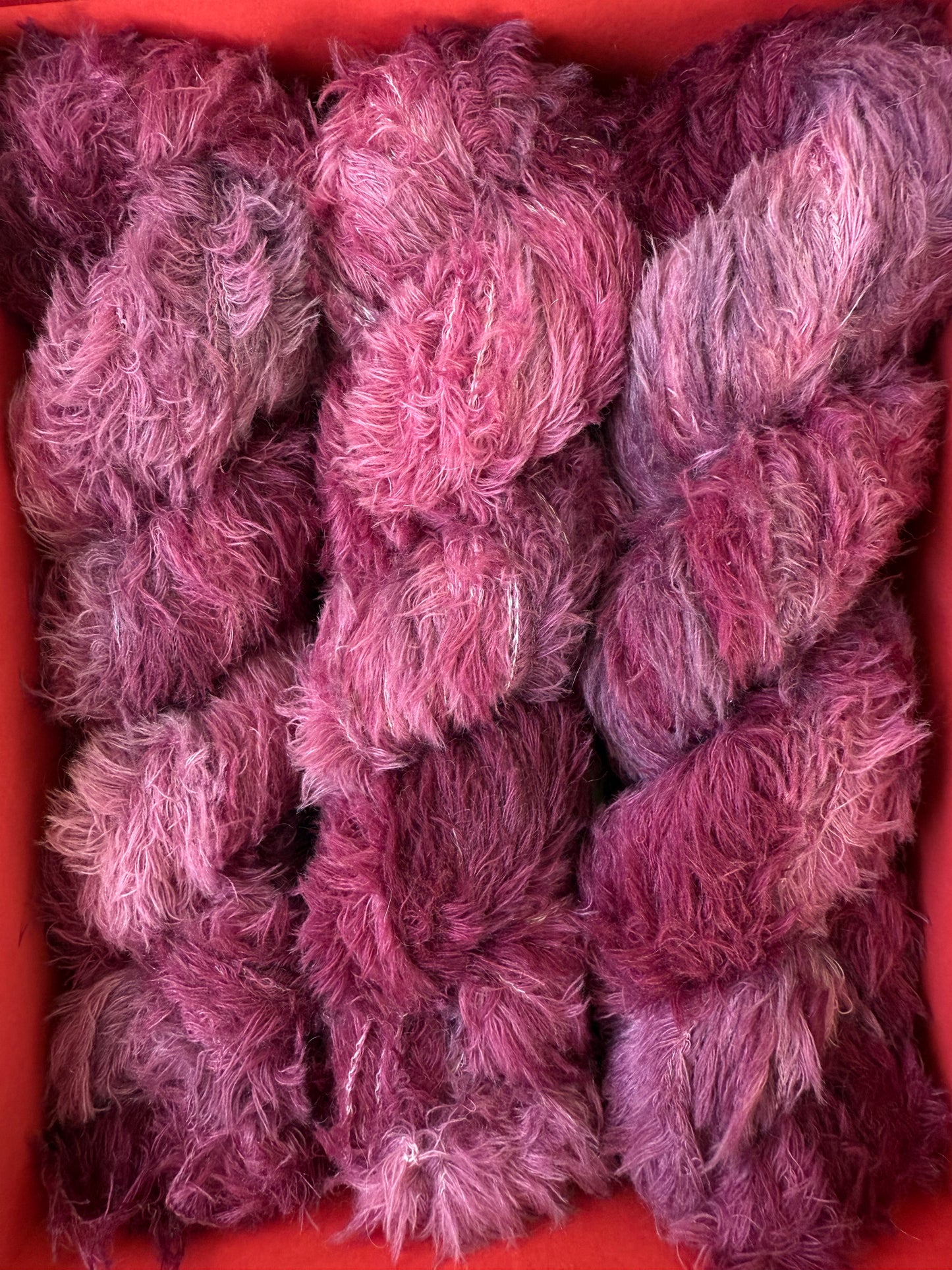 Hand dyed yarn🍷 Colour: “Berry Velvet”
from the Dream Fuzz collection