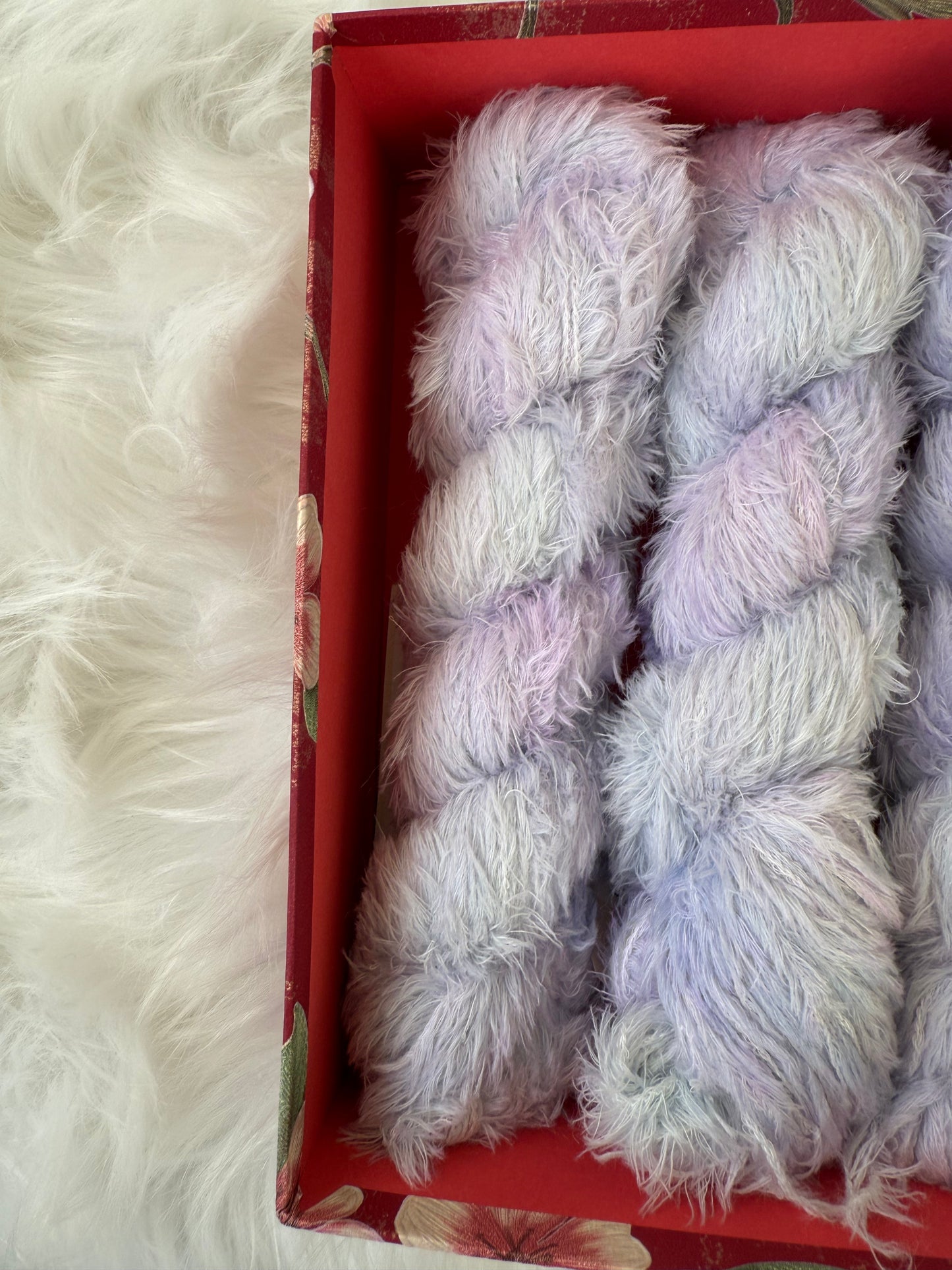 Hand dyed yarn 🩵 Colour: “Frost Petal”
from the Dream Fuzz collection