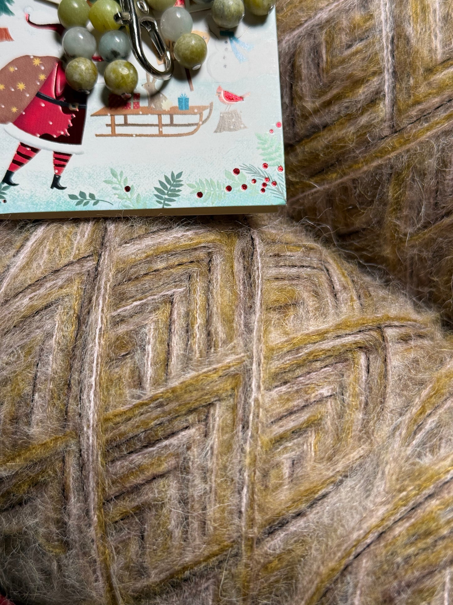 Gift Set — 6 cakes yarn+ handmade stitch markers (in a holiday gift box)