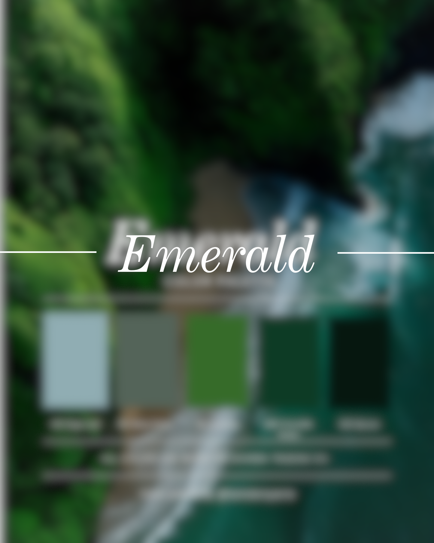 Emerald – Yarn Dye Color Inspiration Palette (Digital)