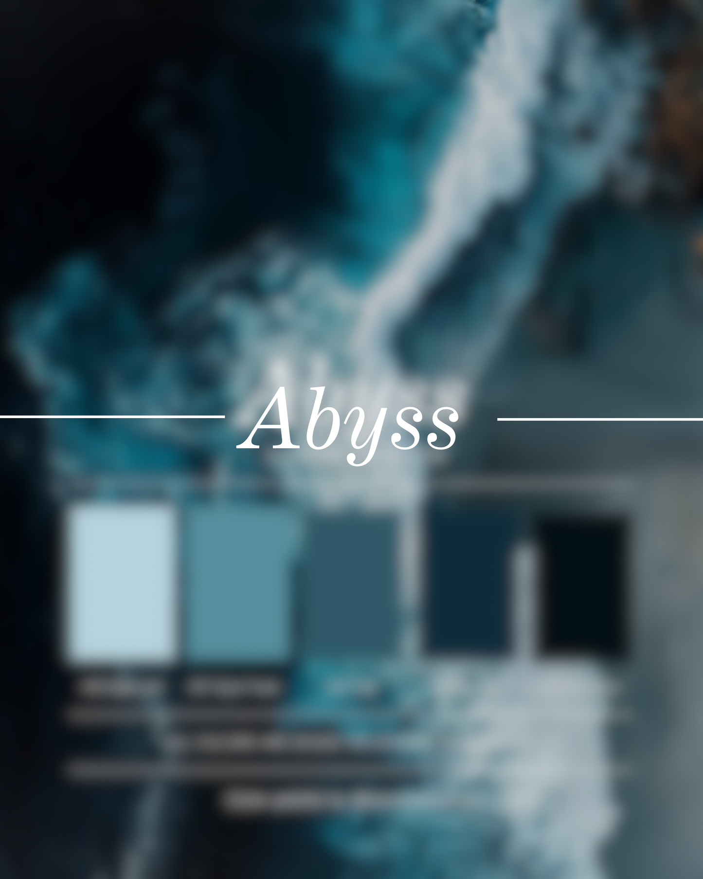 Abyss– Yarn Dye Color Inspiration Palette (Digital)