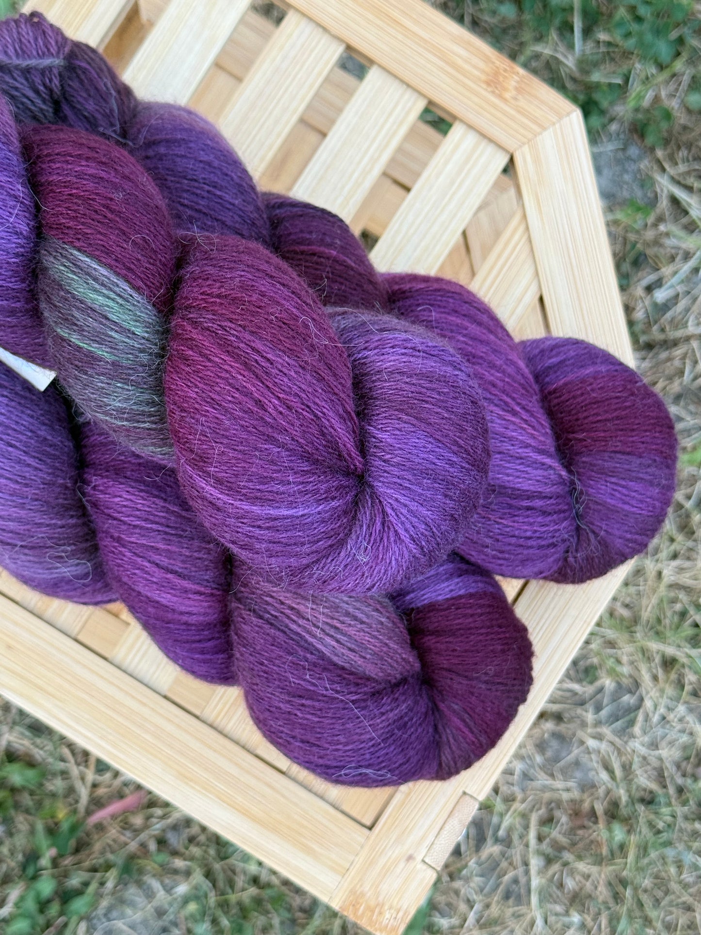Hand dyed yarn KIDWOOL