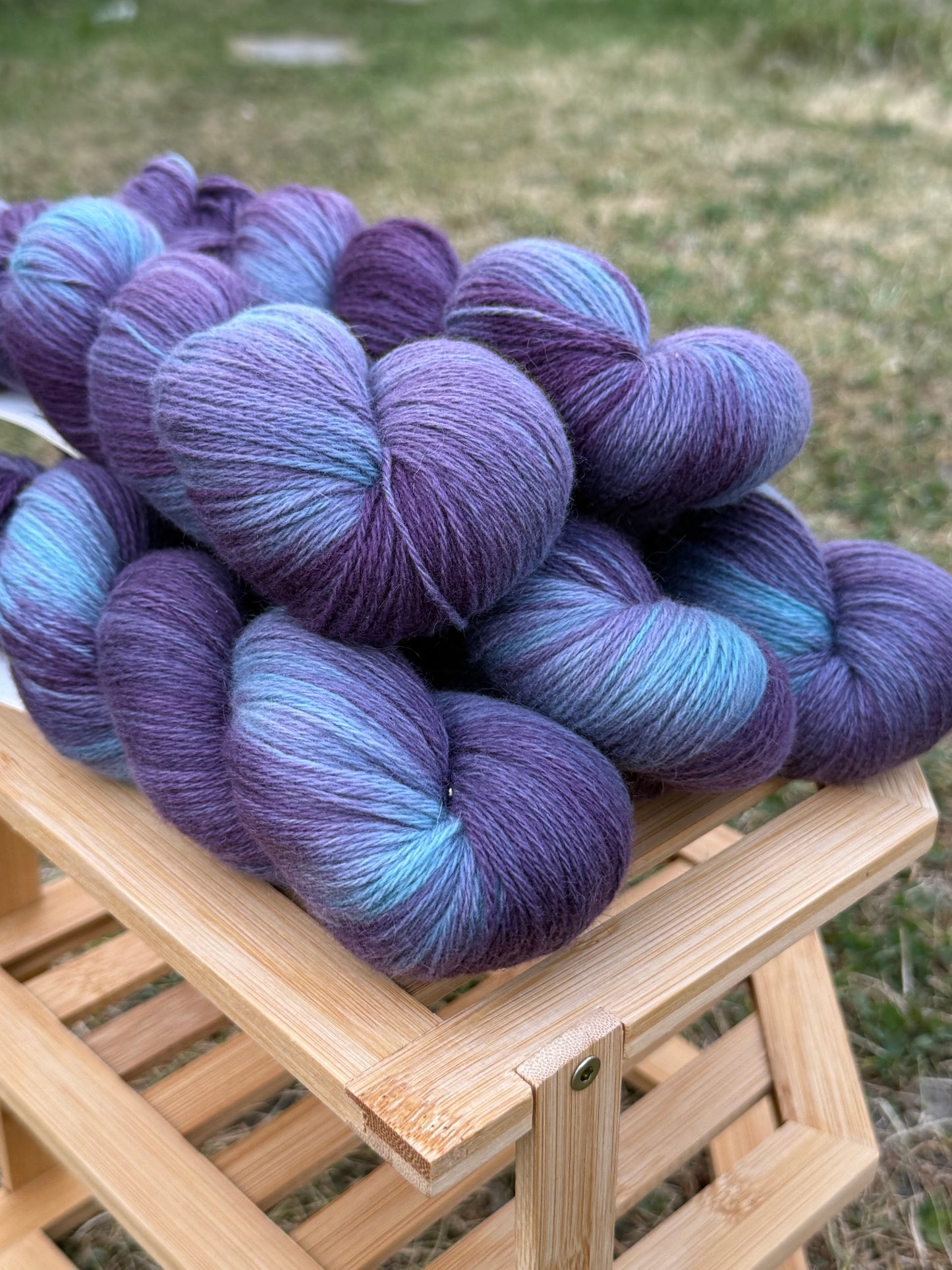 Hand dyed yarn KIDWOOL