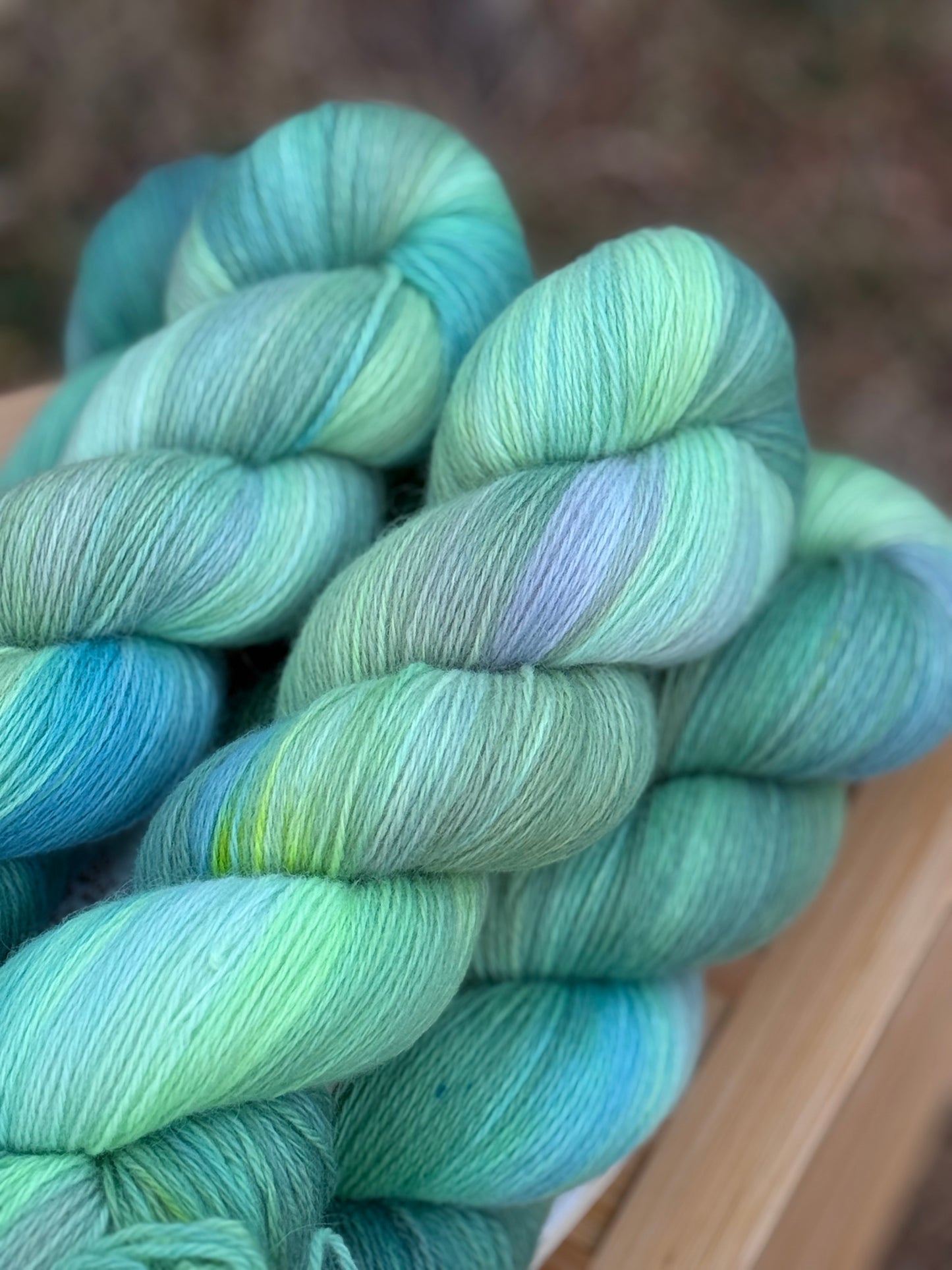 Hand dyed yarn KIDWOOL