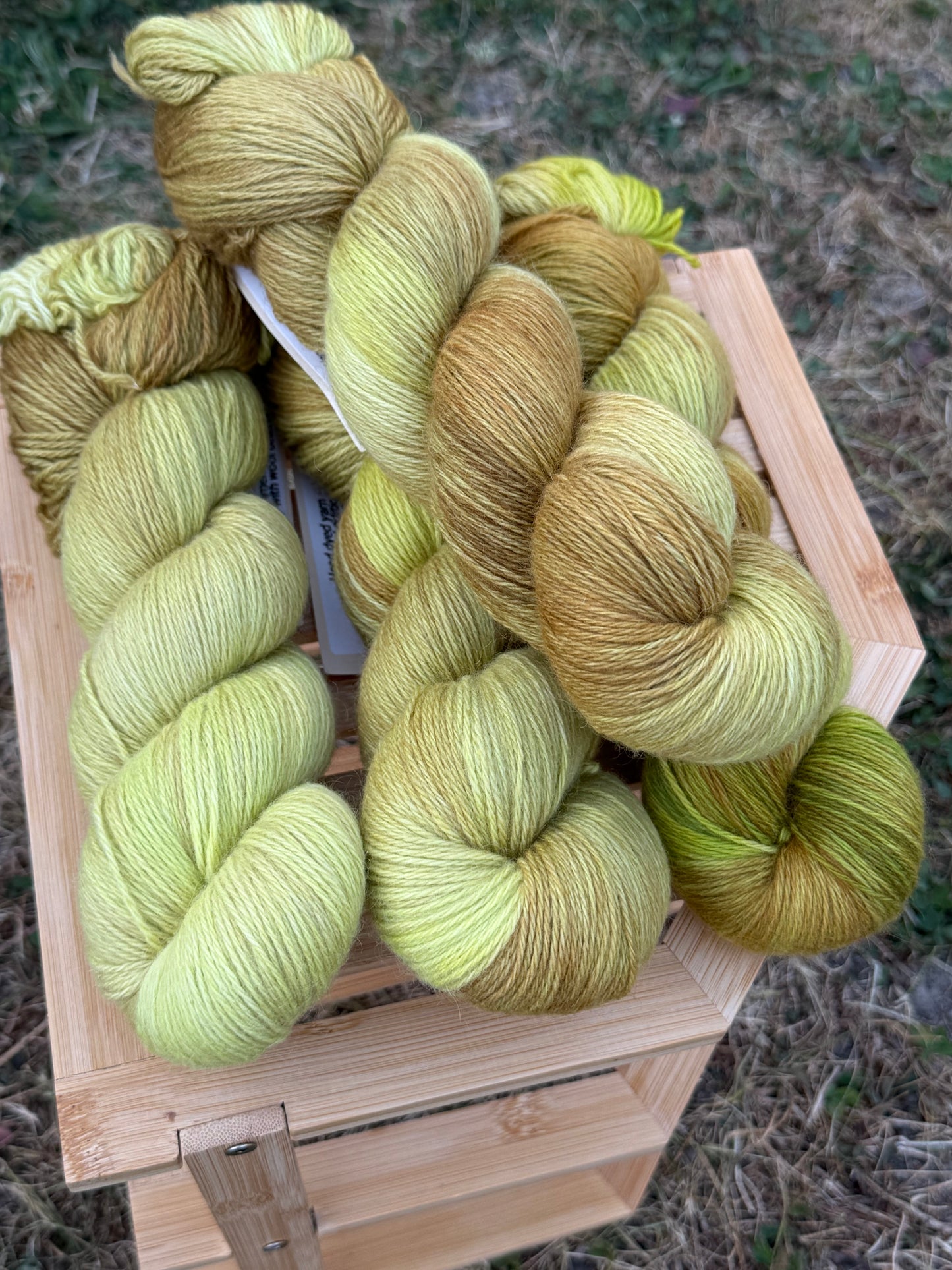 Hand dyed yarn KIDWOOL