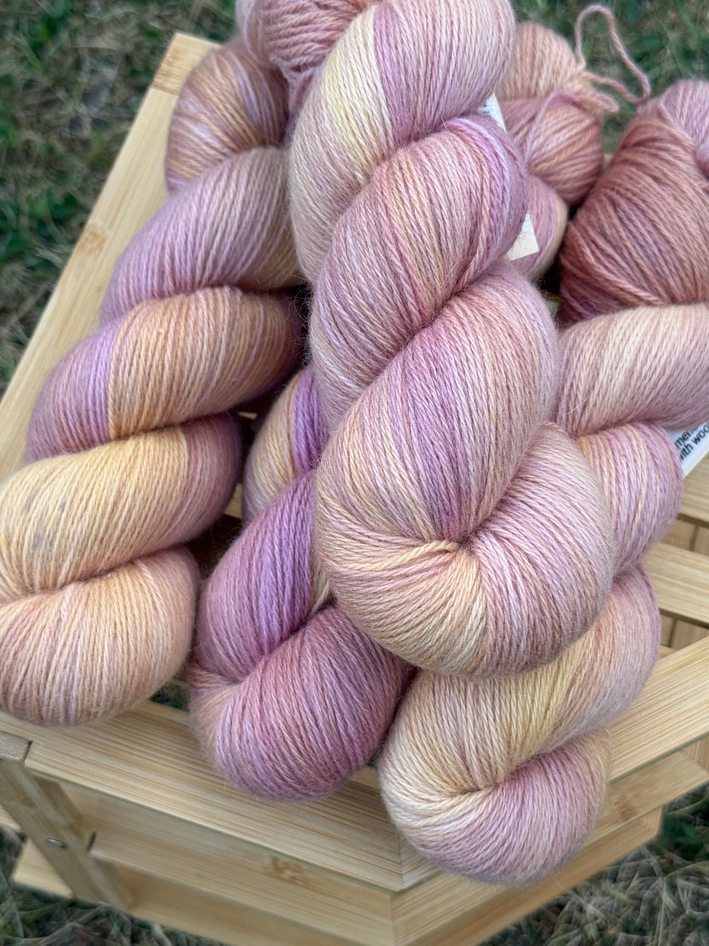 Hand dyed yarn KIDWOOL