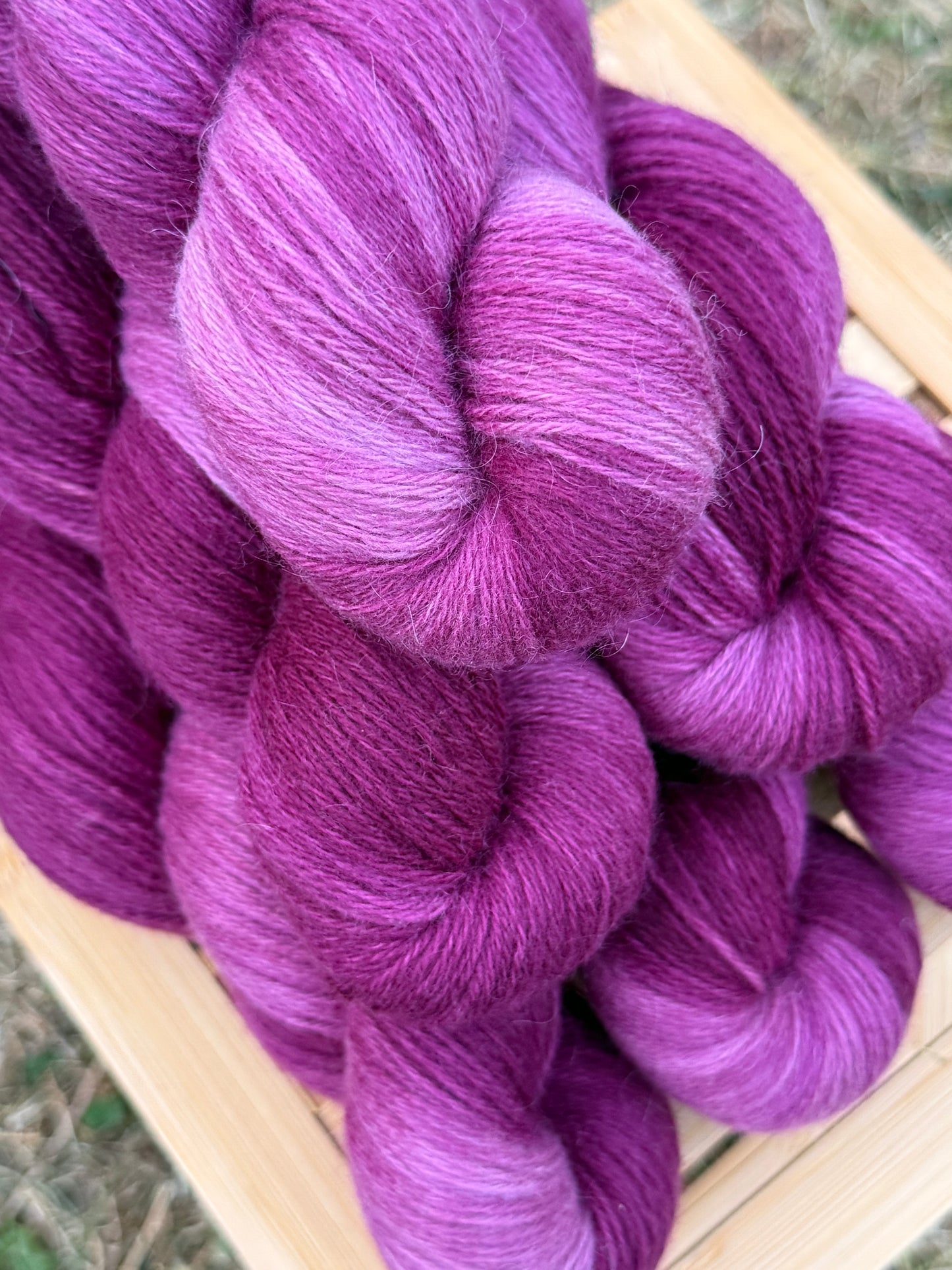 Hand dyed yarn KIDWOOL