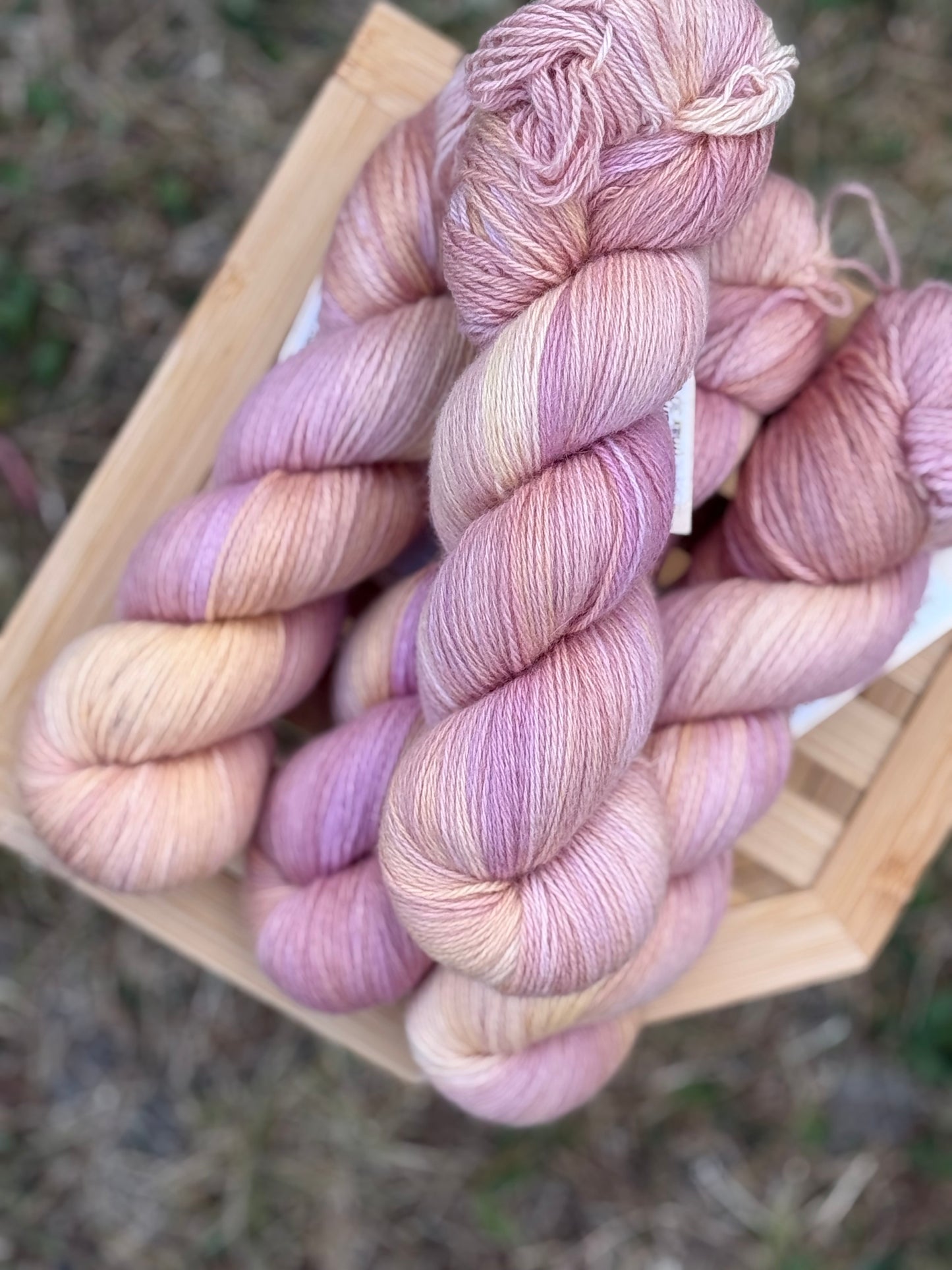 Hand dyed yarn KIDWOOL