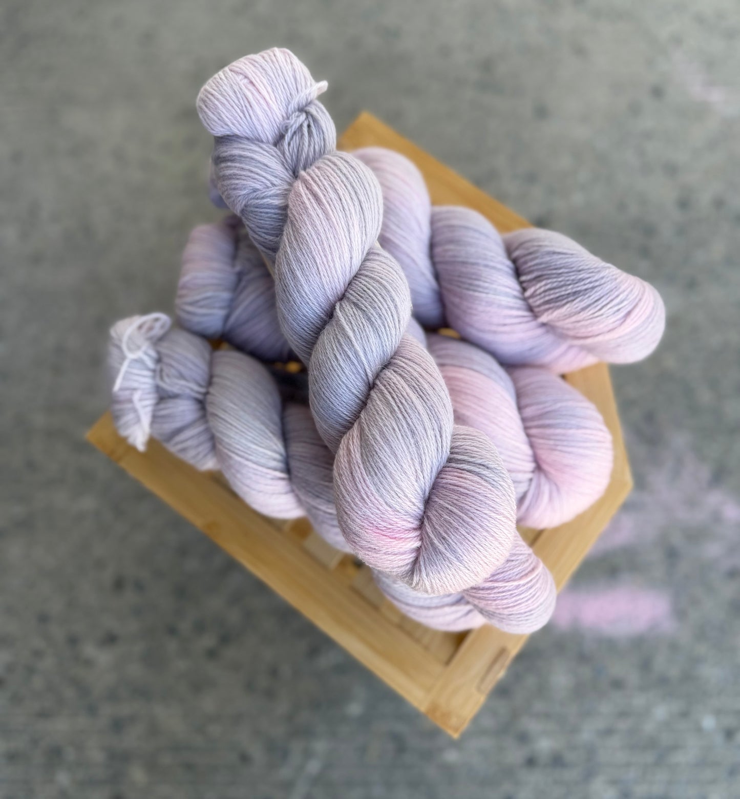 Hand dyed yarn KIDWOOL