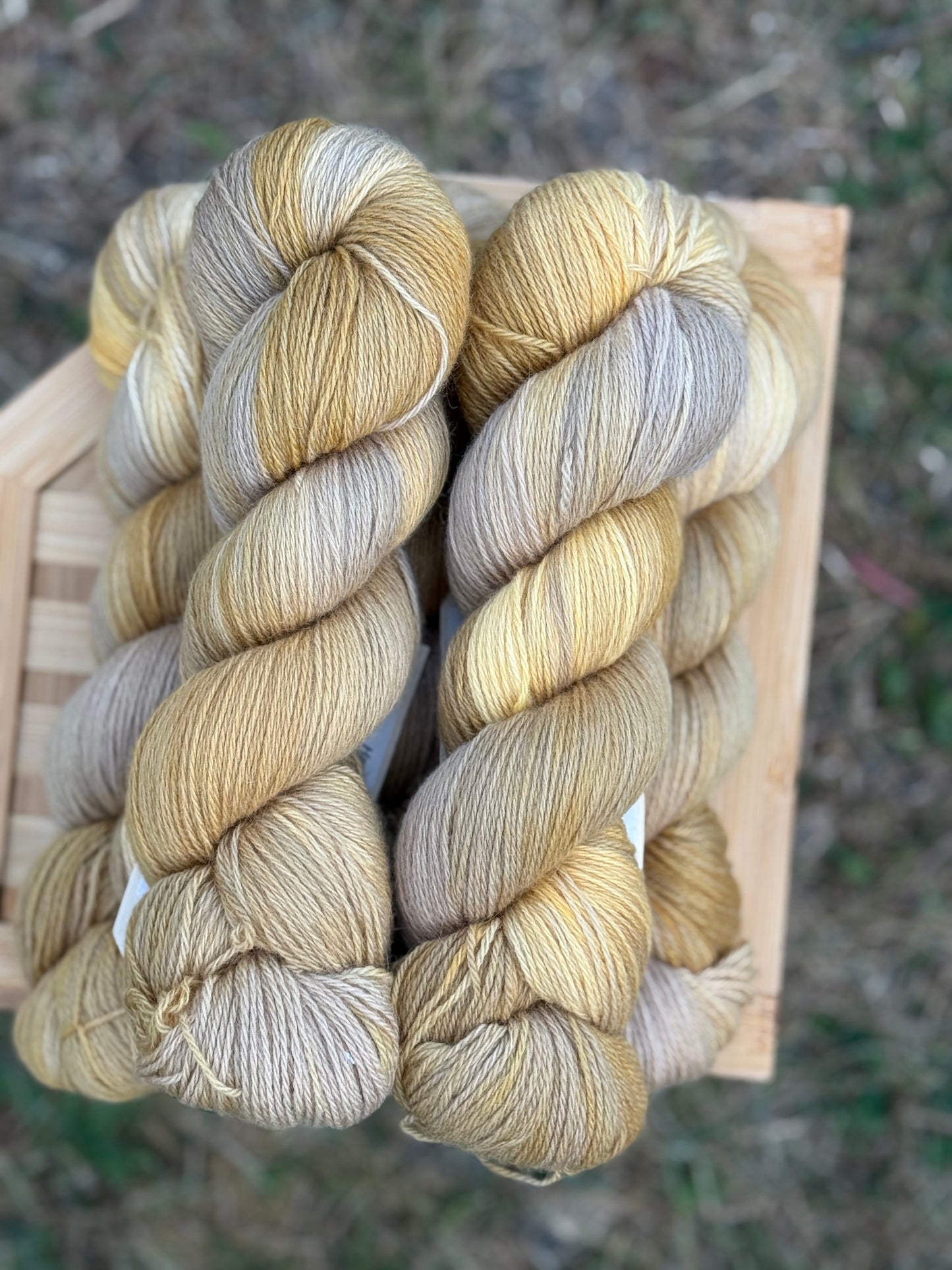 Hand dyed yarn KIDWOOL