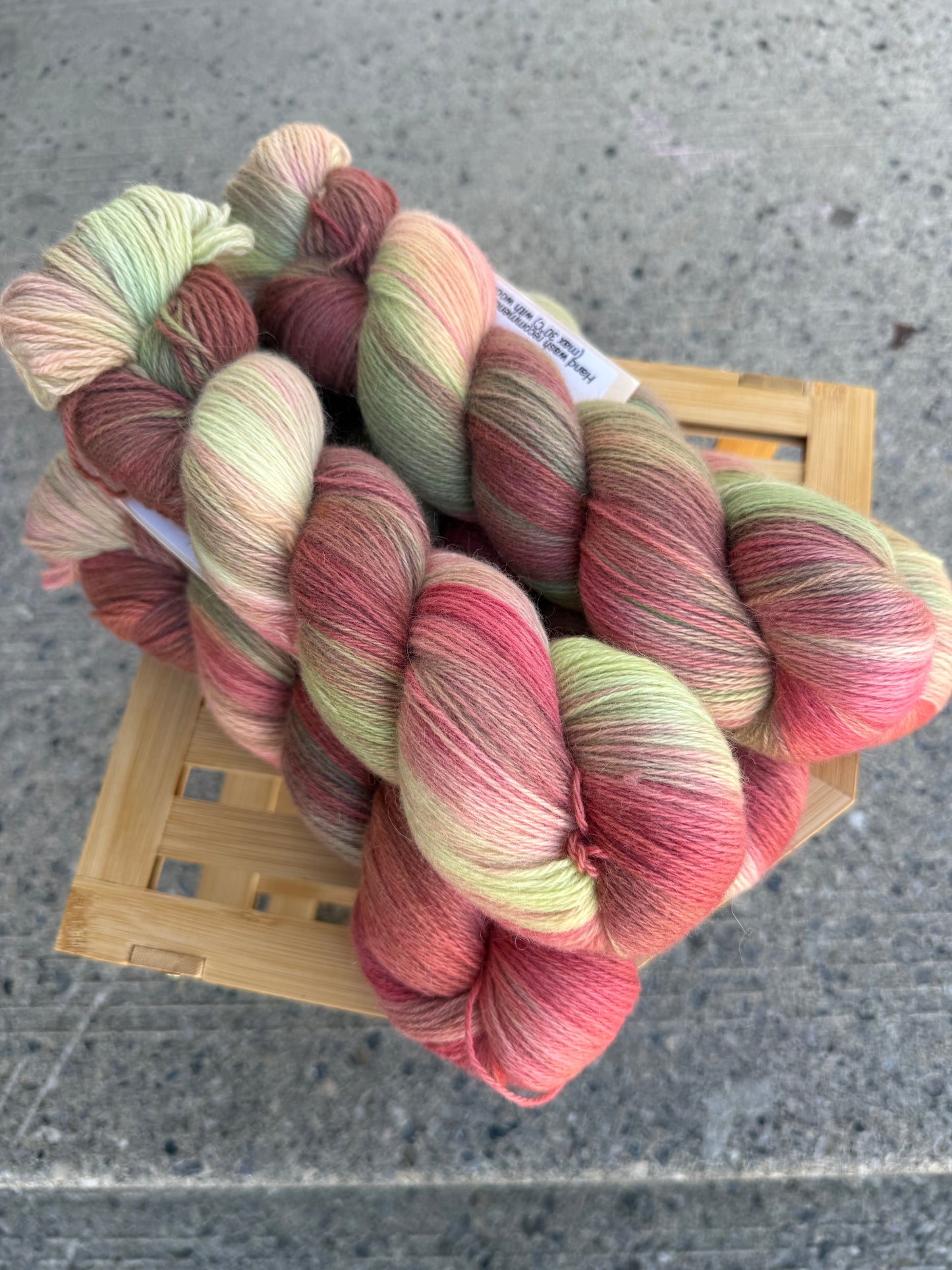 Hand dyed yarn KIDWOOL