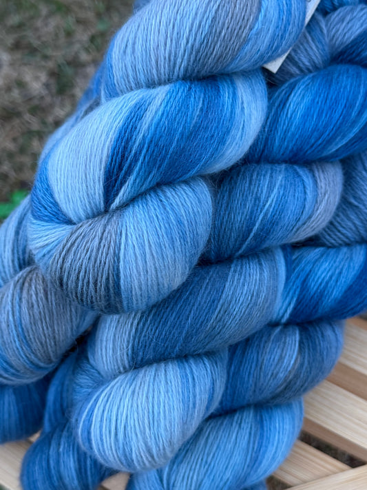 Hand dyed yarn KIDWOOL