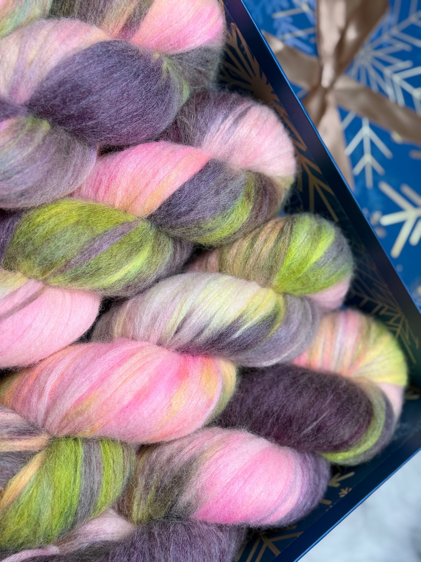 Hand dyed yarn • Petals in the Mist • Veil of Air • Baby Alpaca Blend