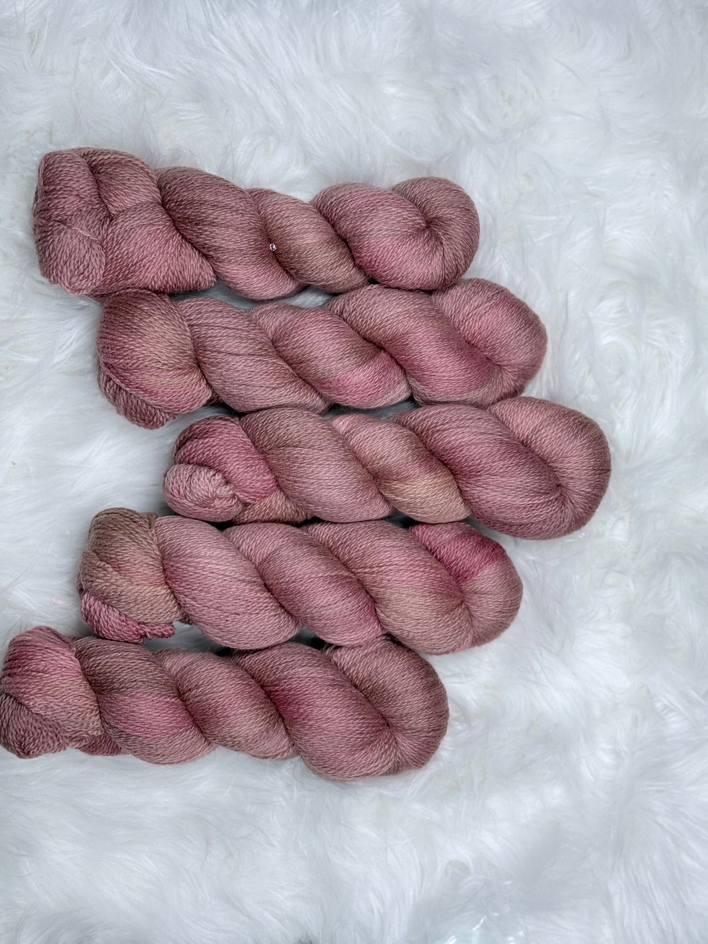 Hand dyed yarn Shetland