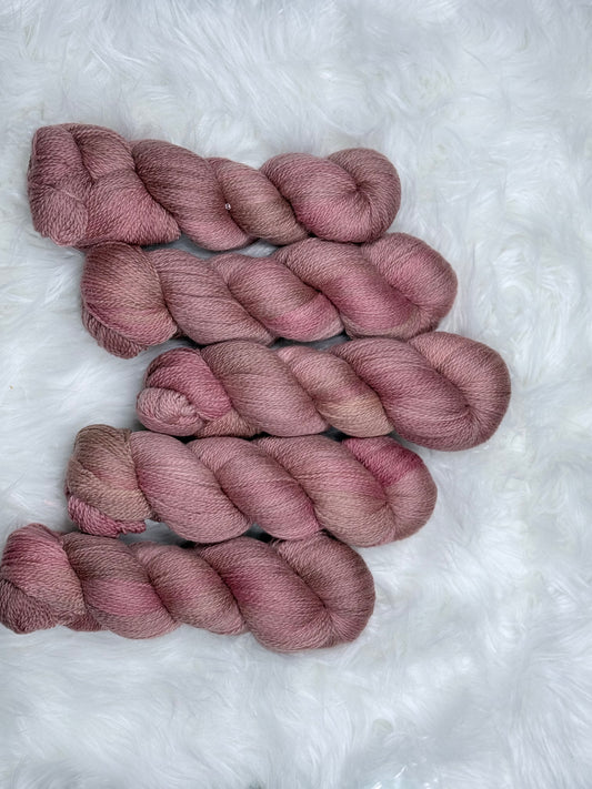 Hand dyed yarn Shetland