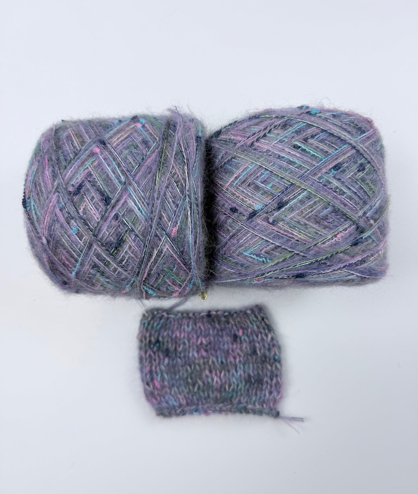 Dusty Confetti Mohair Blend