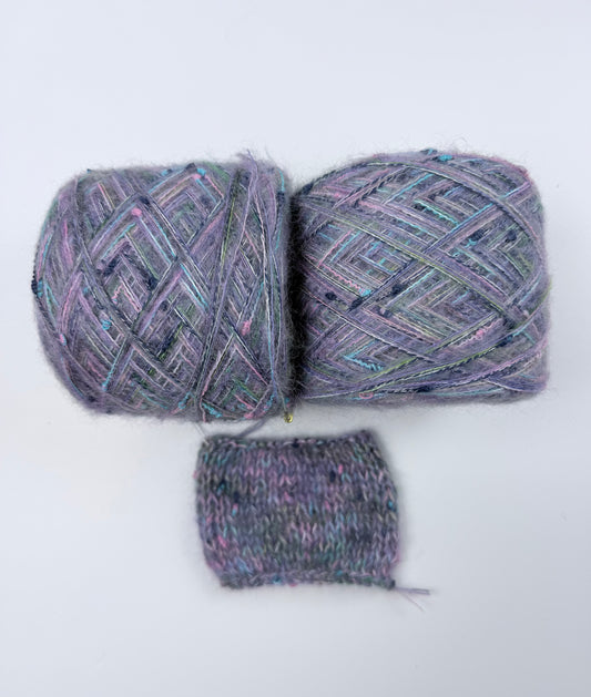 Dusty Confetti Mohair Blend