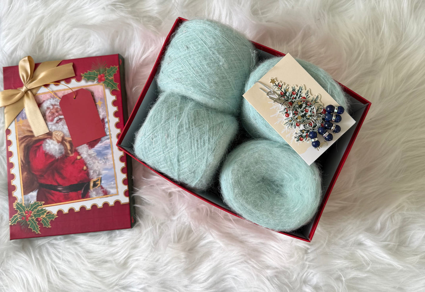 Winter Mint Whisper – Limited Edition Yarn Mix Gift Set (1 set available)