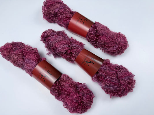 Hand dyed yarn super kid mohair-merino ~ 70m/100g