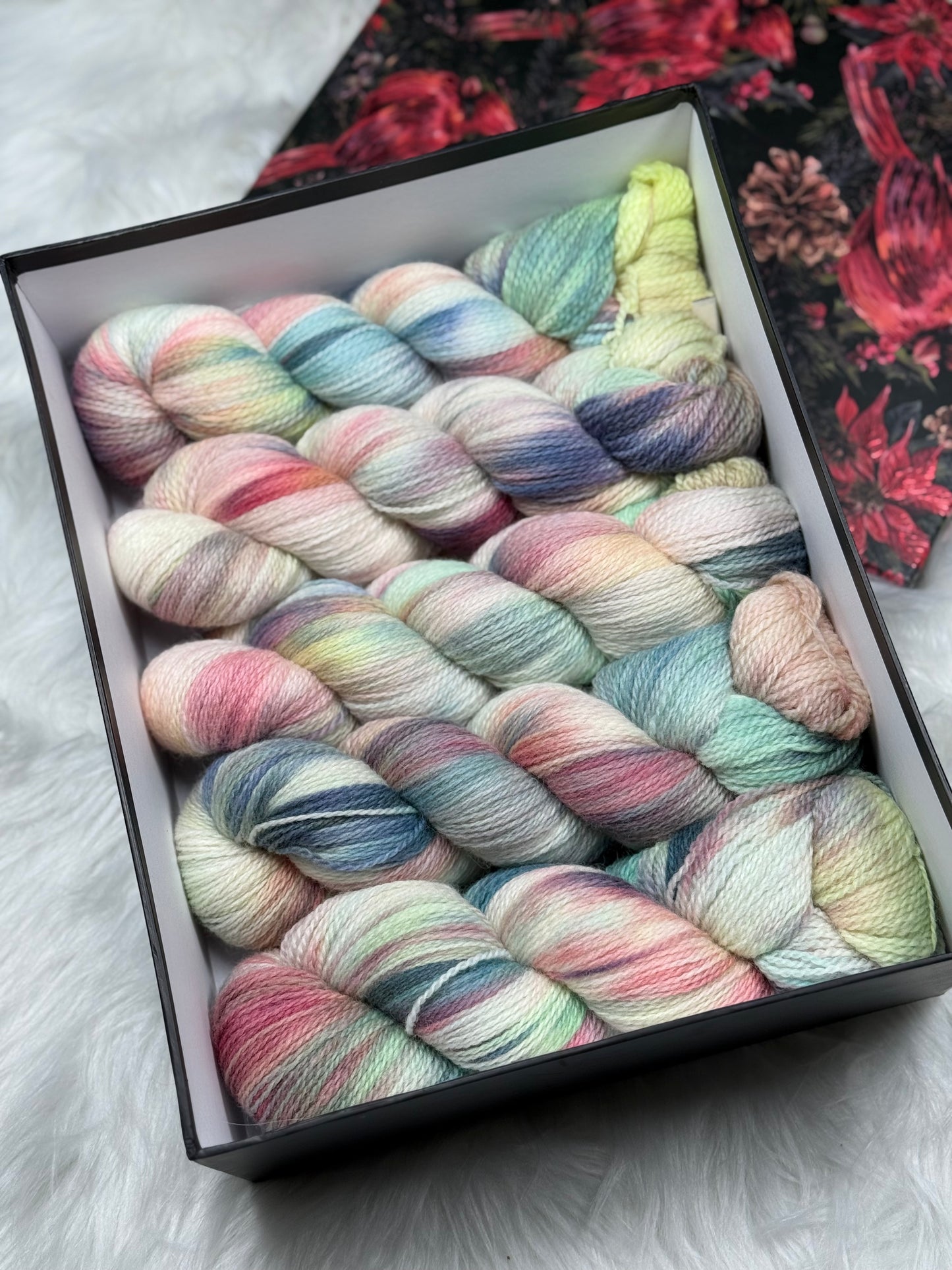 Hand-Dyed Shetland Wool