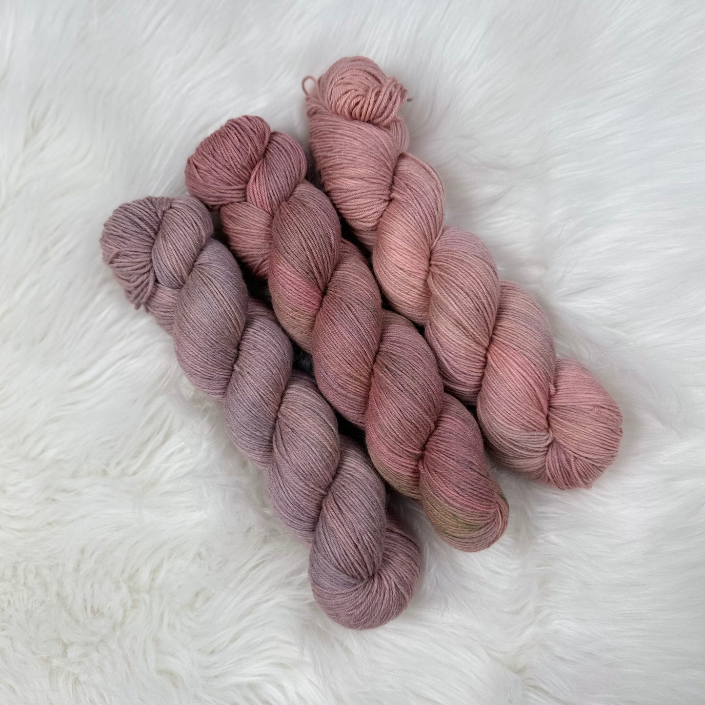 Hand Dyed Sock Yarn Set | Fingering Weight Merino Nylon | 3×100g