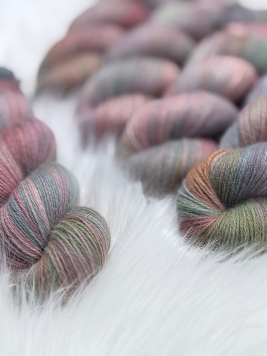 Hand dyed yarn KIDWOOL