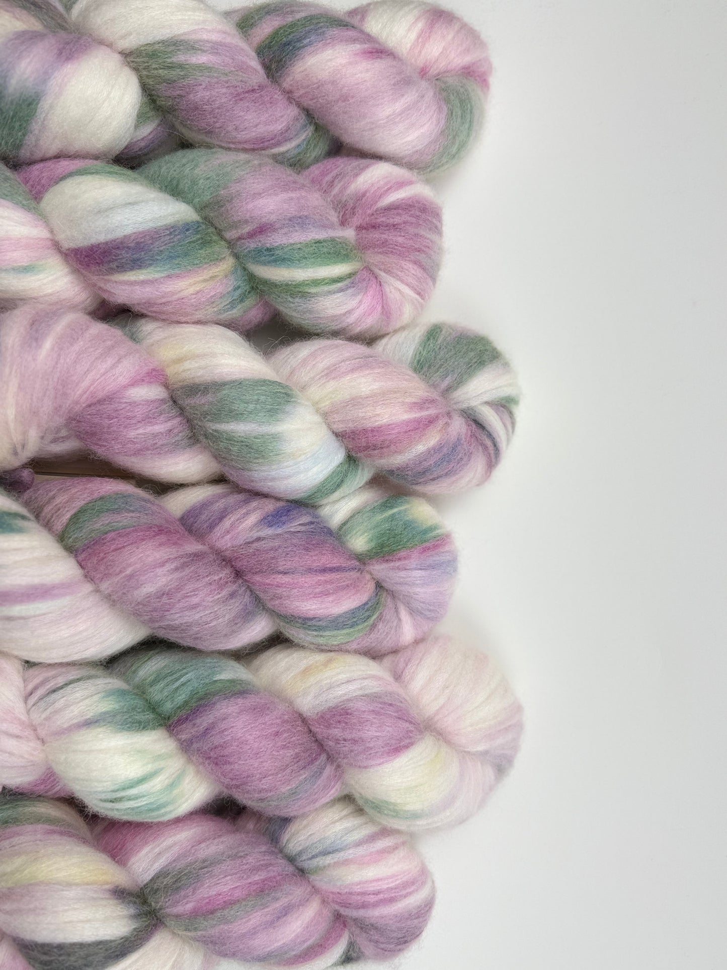 Hand Dyed Yarn · Petal Whisper

Veil of Air · Baby Alpaca Blend