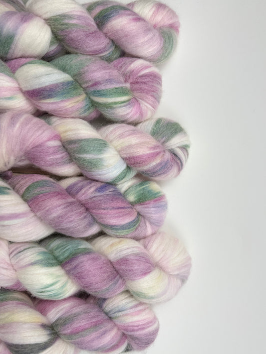 Hand Dyed Yarn · Petal Whisper

Veil of Air · Baby Alpaca Blend