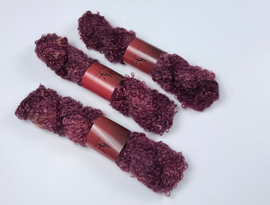 Hand dyed yarn super kid mohair-merino ~ 70m/100g