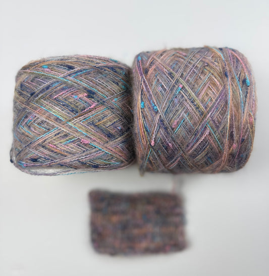 Dusty Confetti Mohair Blend