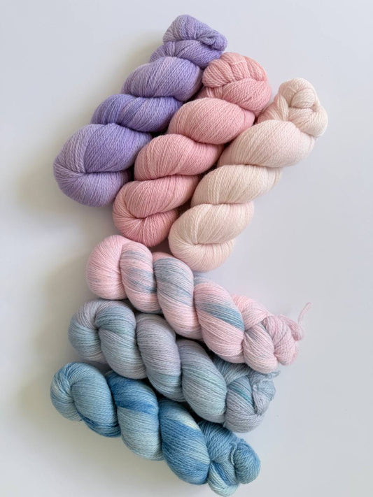 Hand-Dyed Shetland Wool |  Set