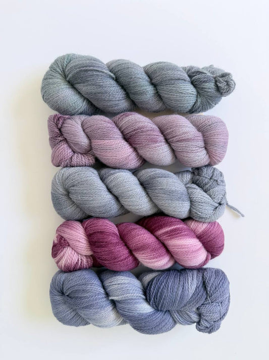 Hand-Dyed Shetland Wool |  Set
