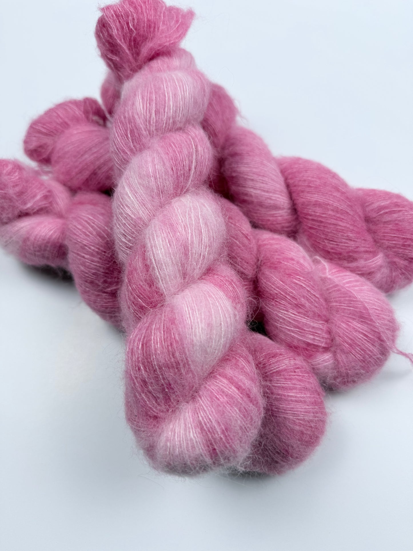 Hand Dyed Alpaca Silk Mohair Lace Yarn | 60% Baby Alpaca | 500m / 50g
