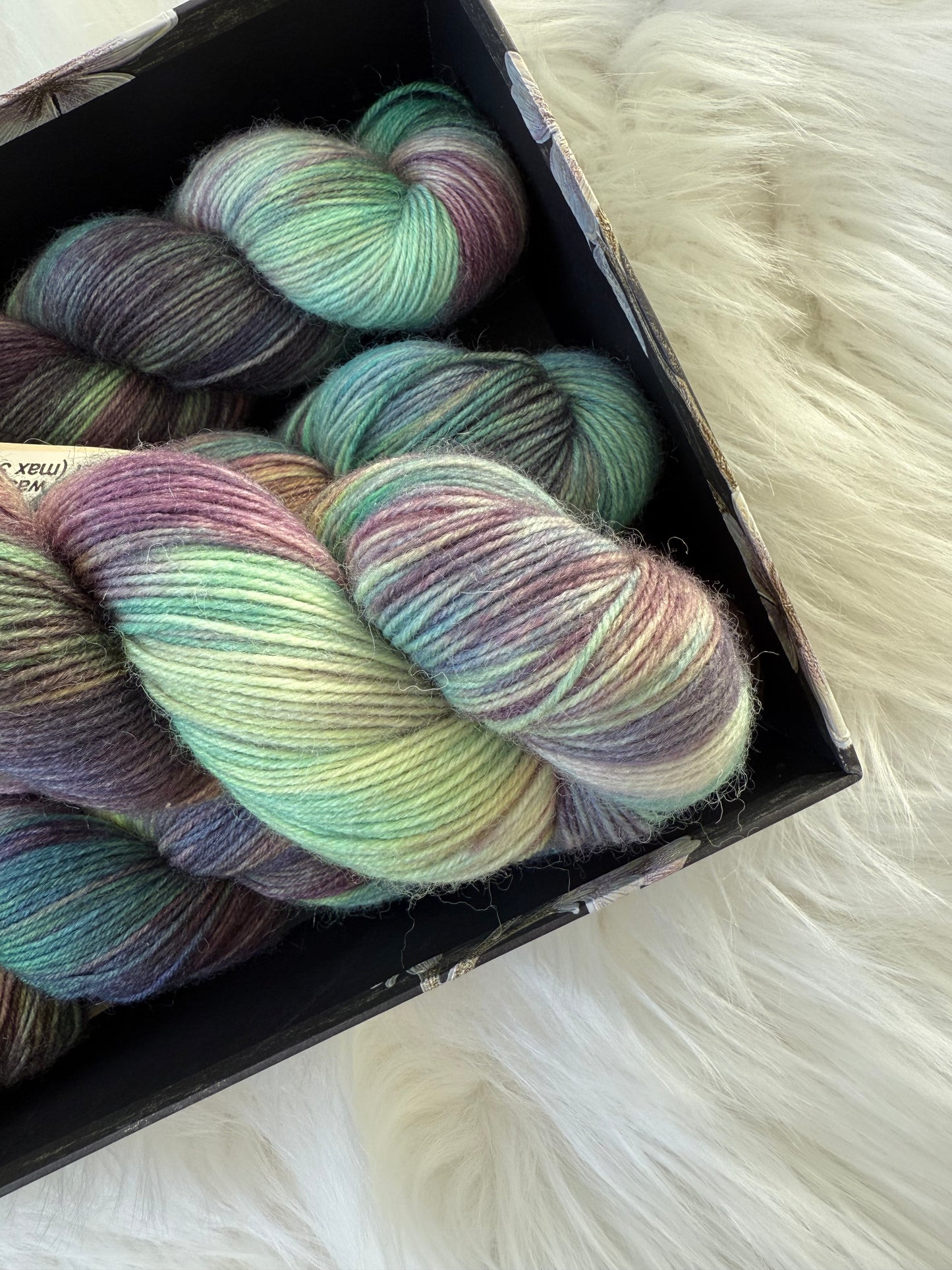 Hand Dyed Sock Yarn Merino Nylon 100g 400m