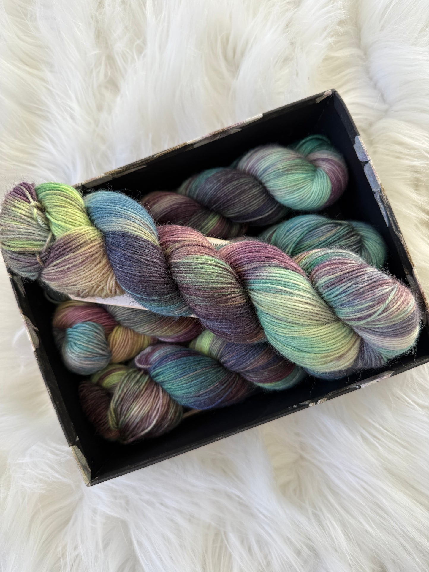 Hand Dyed Sock Yarn Merino Nylon 100g 400m