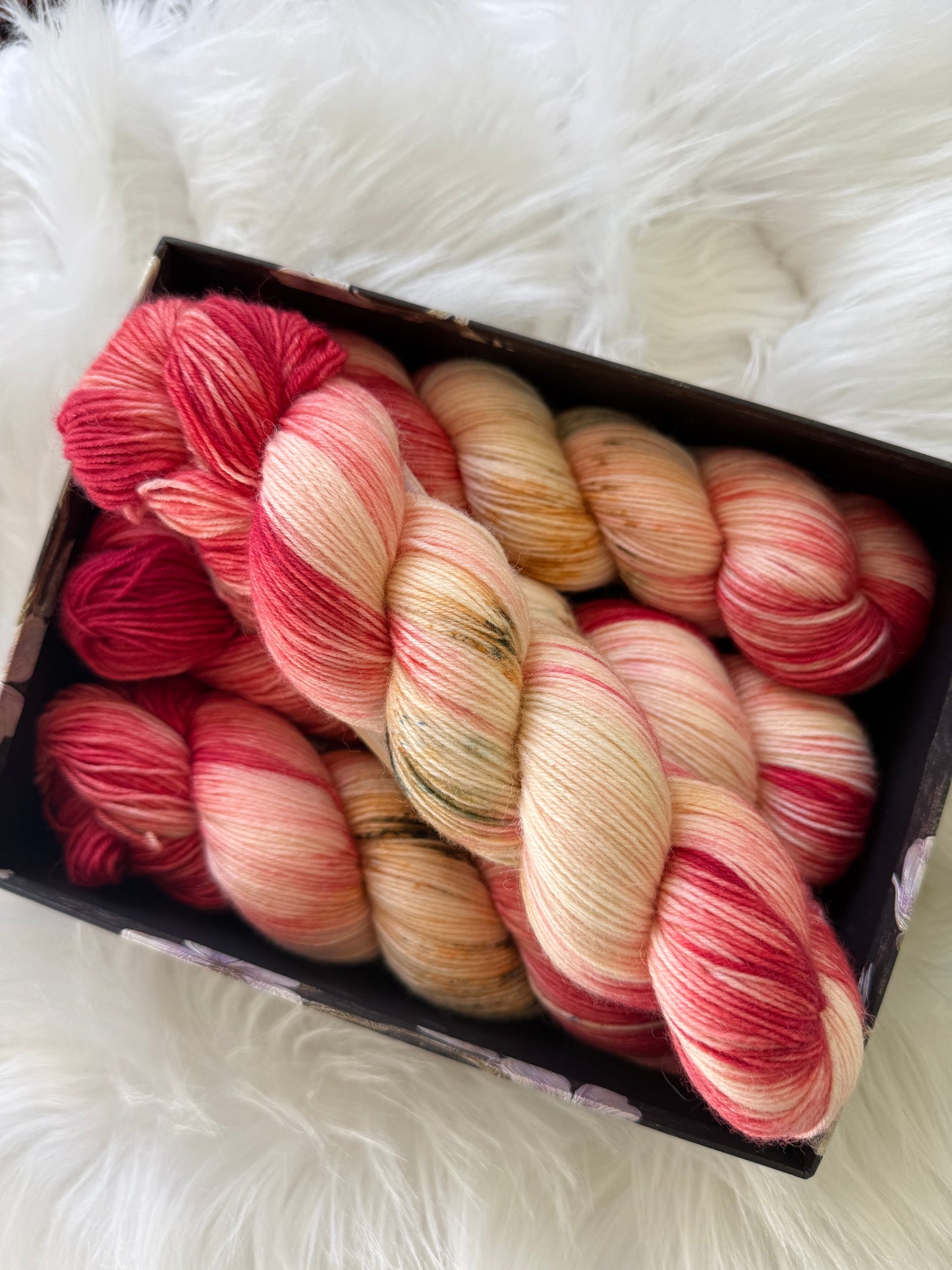 Hand Dyed Sock Yarn Merino Nylon 100g 400m