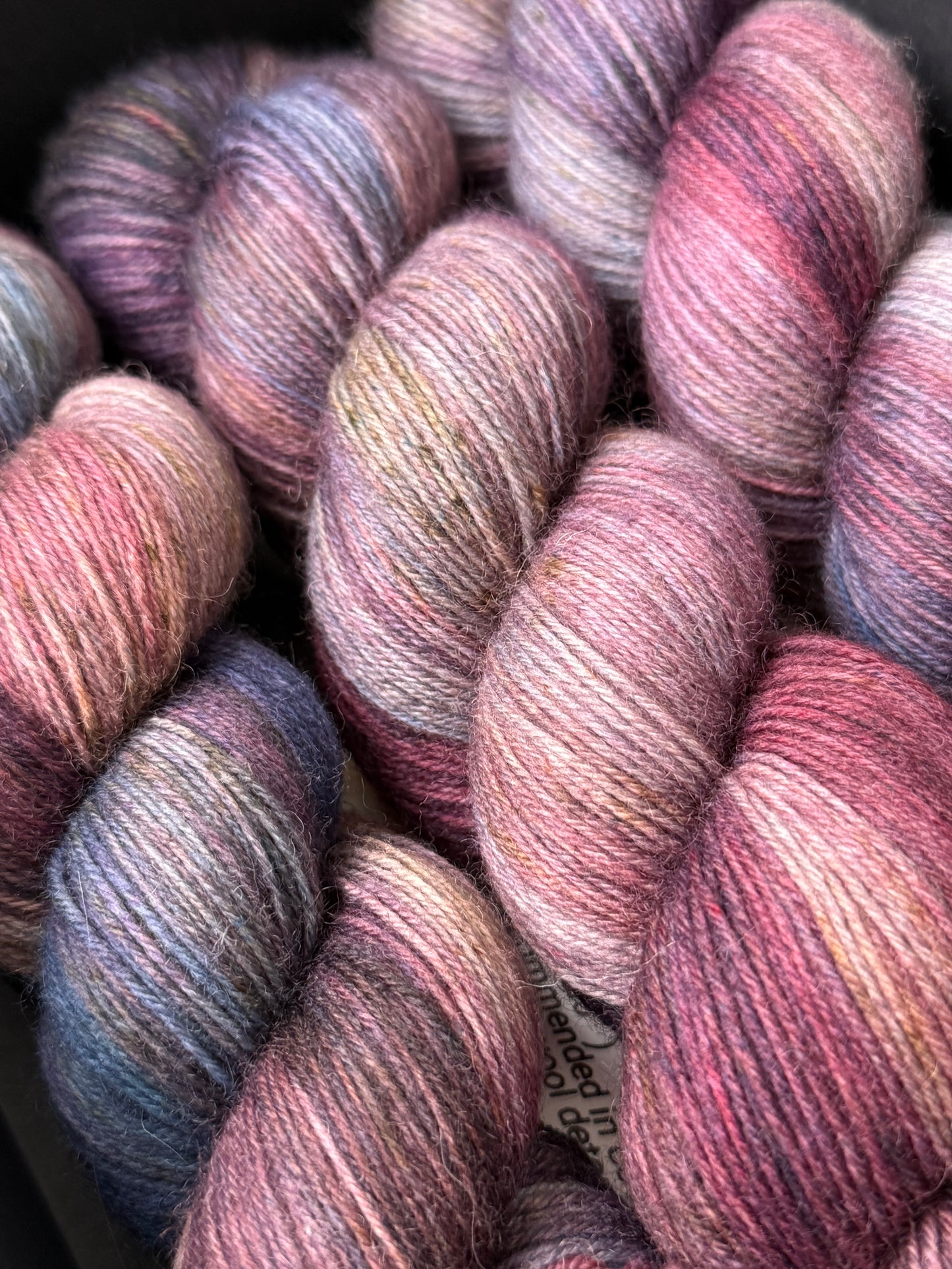 Hand Dyed Sock Yarn Merino Nylon 100g 400m